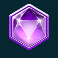 gronks gems slot purple hexagon gem symbol