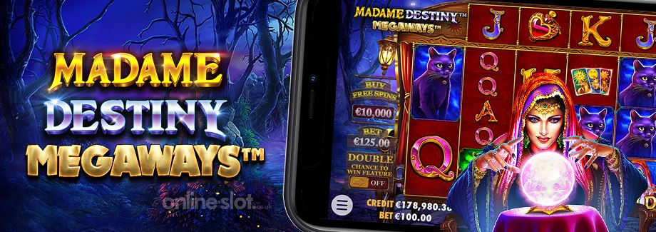 madame destiny megaways mobile slot