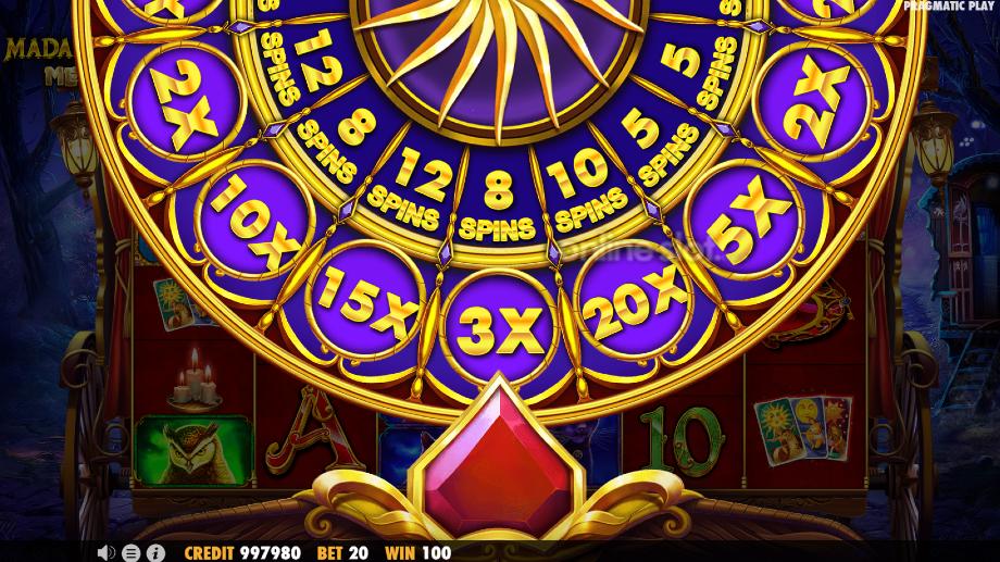madame destiny megaways slot free spins feature