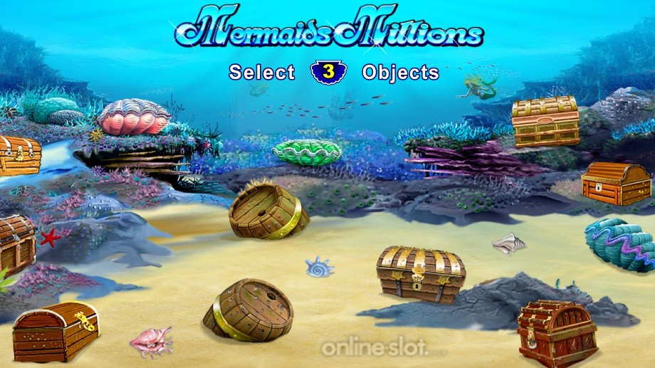 mermaids millions slot treasure bonus feature