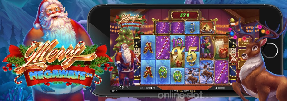 merry megaways mobile slot