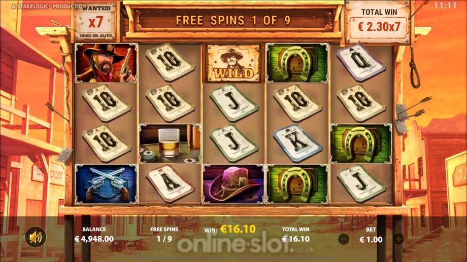 outlaws hunter slot free spins