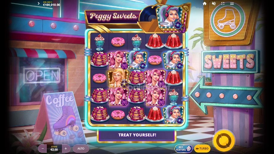 peggy sweets slot base game