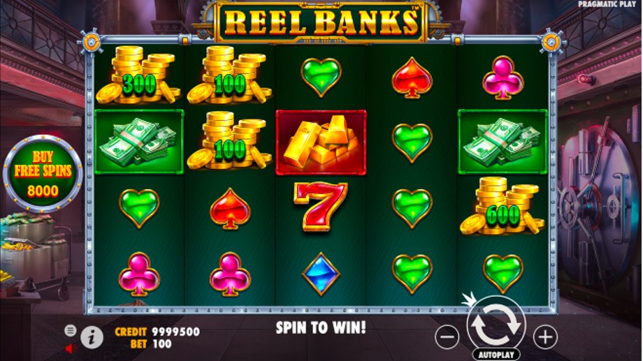 reel banks slot base game