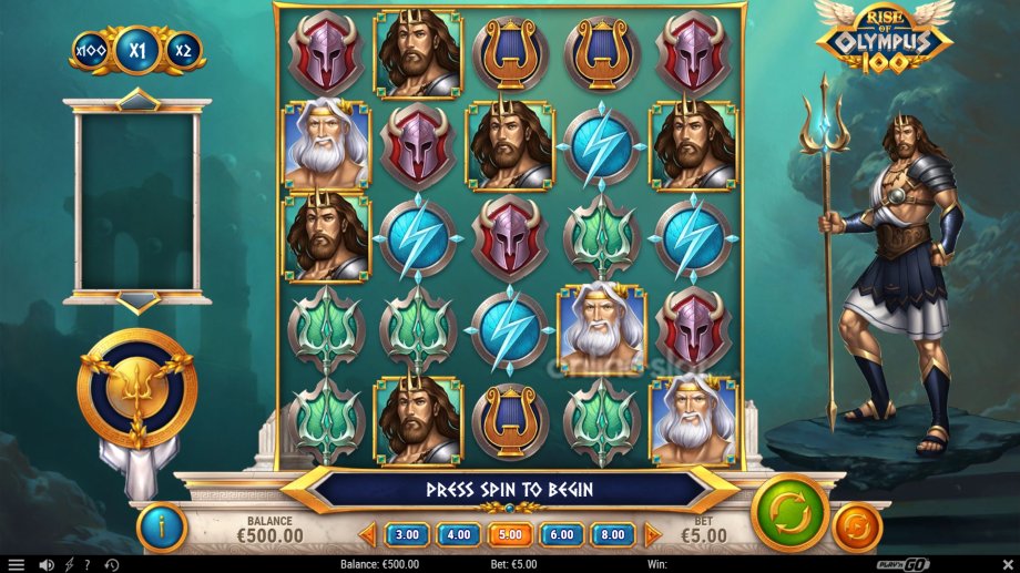rise of olympus 100 slot base game