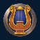 rise of olympus 100 slot harp symbol