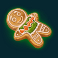 santa express slot gingerbread man symbol