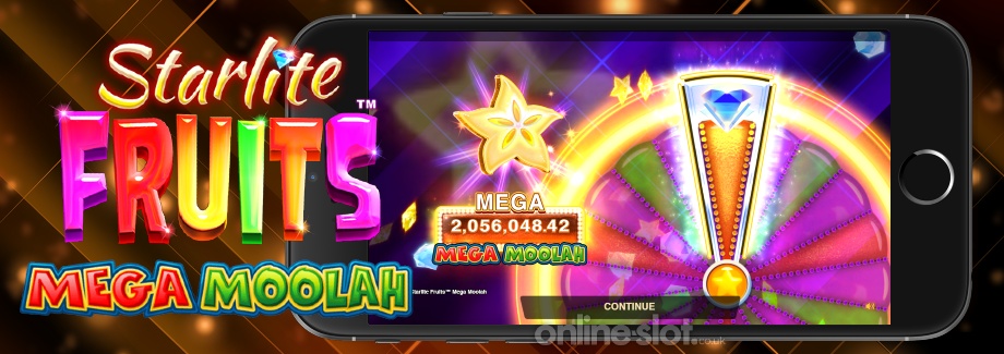 starlite fruits mega moolah mobile slot