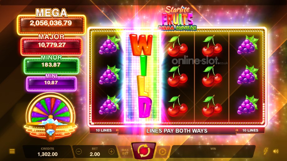 starlite fruits mega moolah slot respin feature