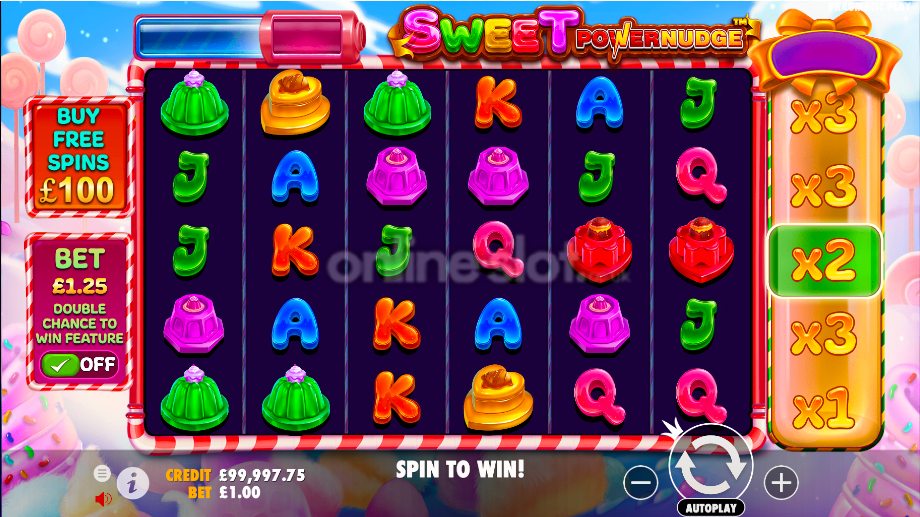 sweet powernudge slot base game