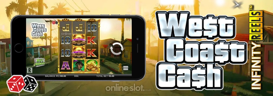 west coast cash infinity reels mobile slot