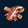 wild west gold slot gun and belt symbol
