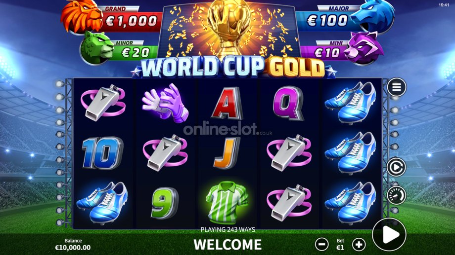 world cup gold slot base game
