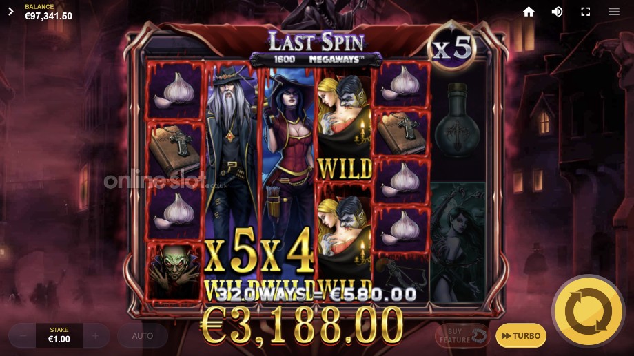 blood suckers megaways slot free spins feature