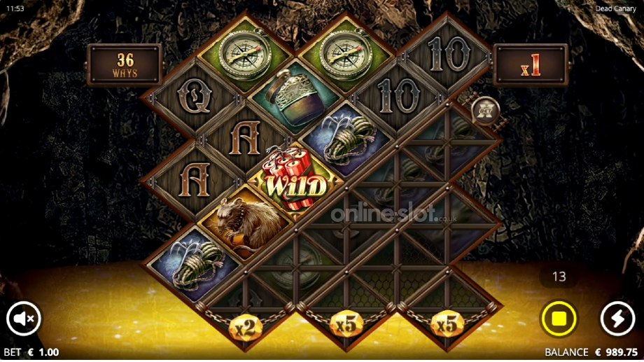 dead canary slot base game