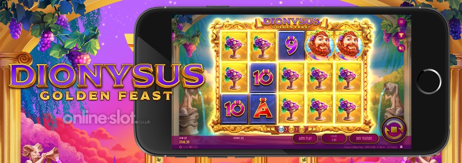 dionysus golden feast mobile slot