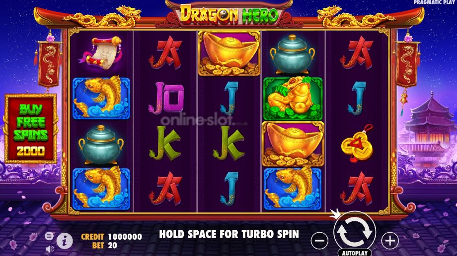 dragon hero slot base game