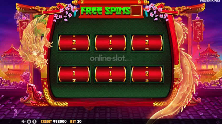 dragon hero slot free spins feature