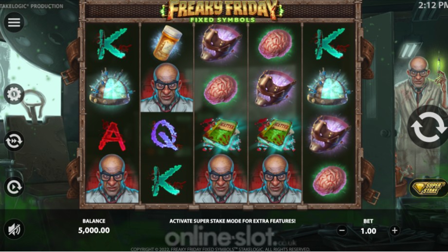freaky friday fixed symbols base game