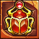 golden osiris slot scarab beetle symbol