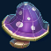 good luck clusterbuster slot purple mushroom symbol