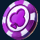invading vegas slot club poker chip symbol