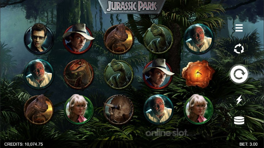 jurassic park slot base game