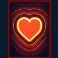 neon villains doublemax slot heart symbol