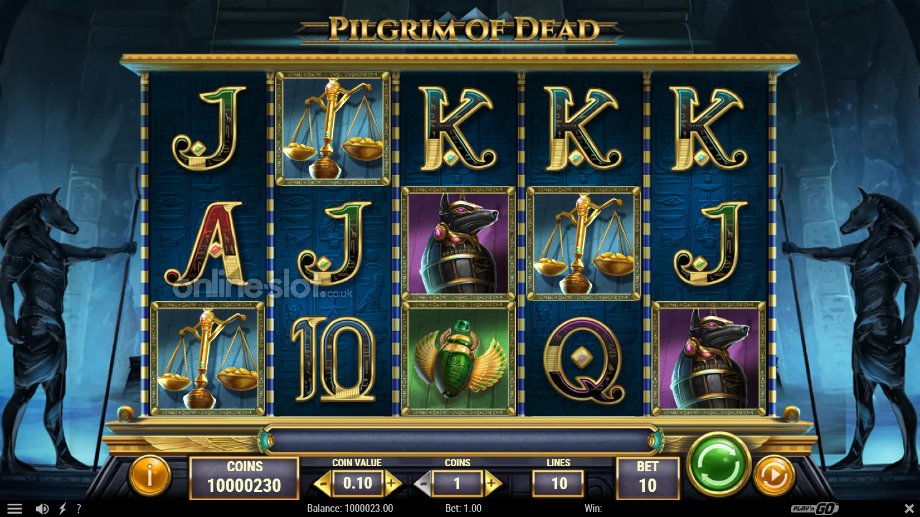 pilgrim of dead slot base game