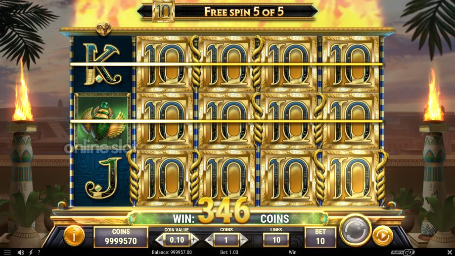 pilgrim of dead slot free spins feature