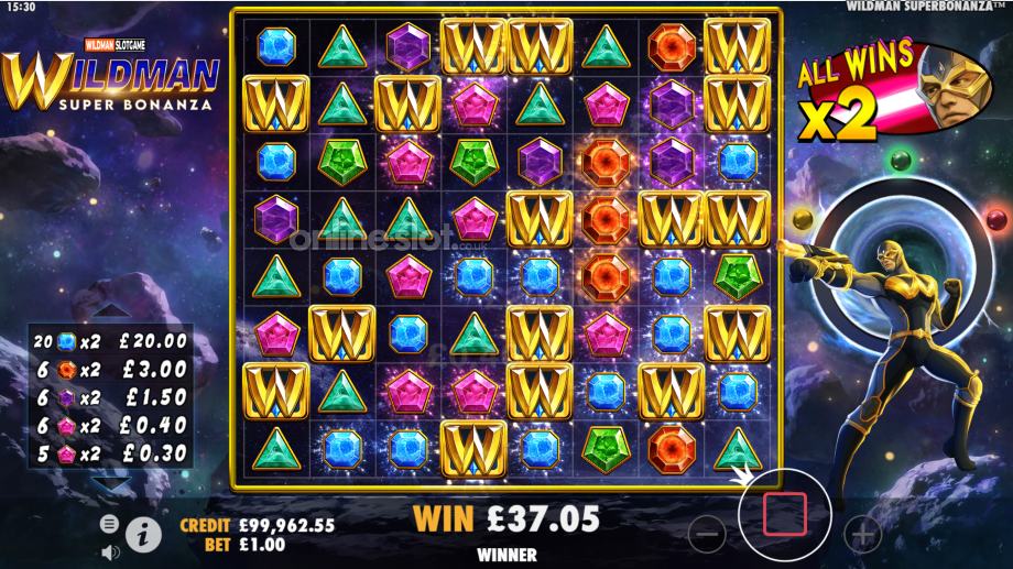 wildman super bonanza slot super fever progressive feature