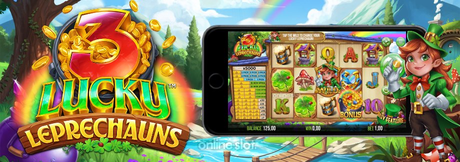 3 lucky leprechauns mobile slot
