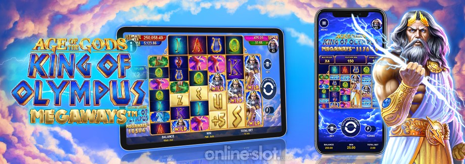 age of the gods king of olympus megaways mobile slot