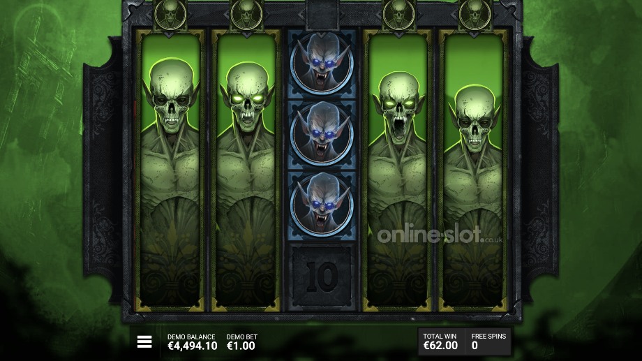 bloodthirst slot immortals free spins feature