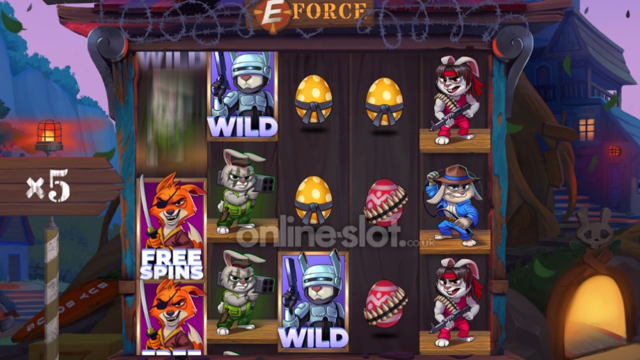e force slot base game