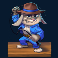 e force slot blue rabbit symbol