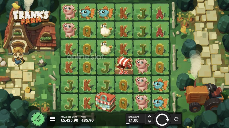 franks farm slot base game