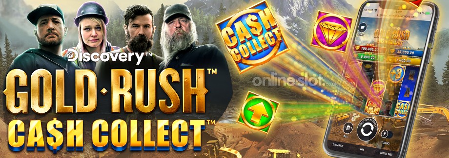 gold rush cash collect mobile slot