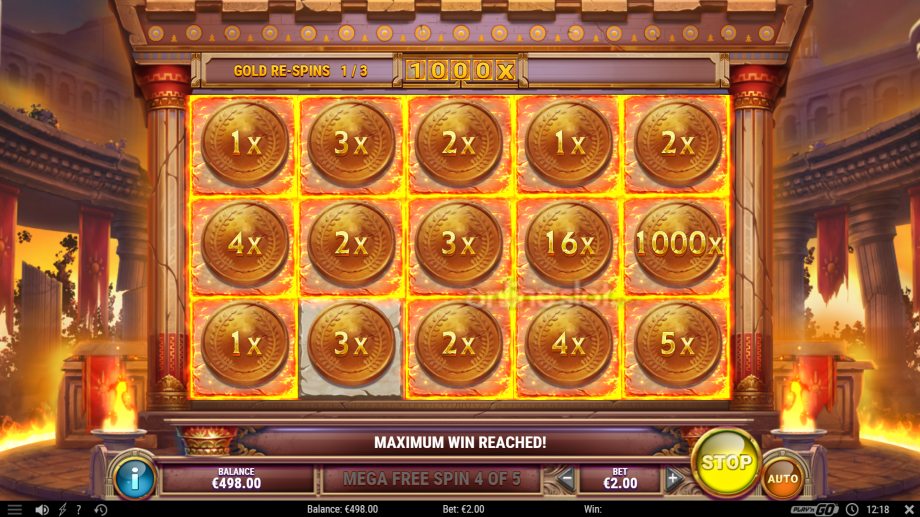 legion gold slot gold respins feature