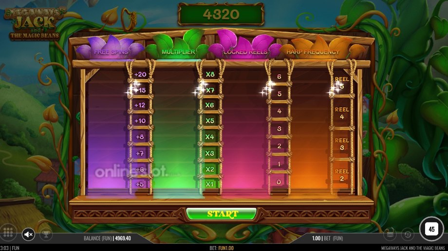 megaways jack and the magic beans slot bonus feature