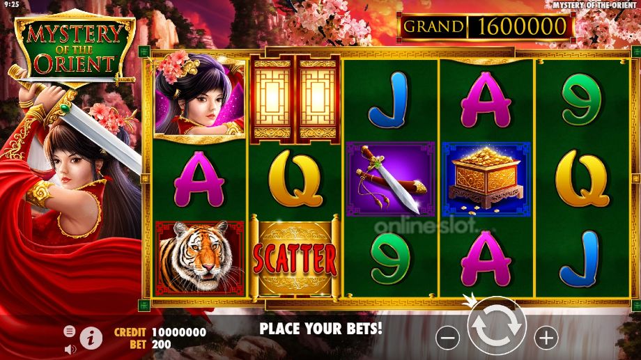 mystery of the orient slot base game