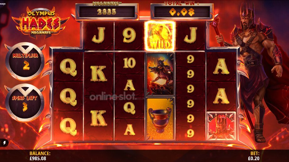 olympus hades megaways slot free spins feature