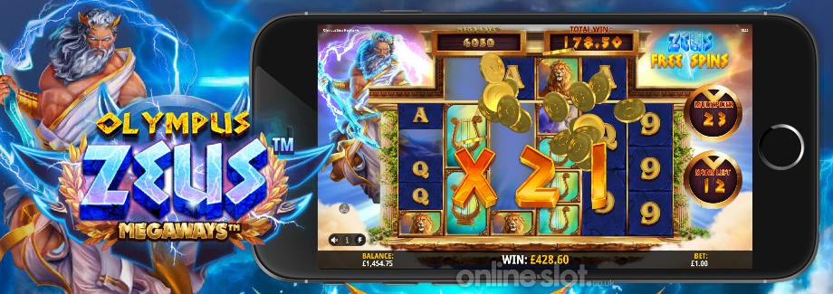 olympus zeus megaways mobile slot