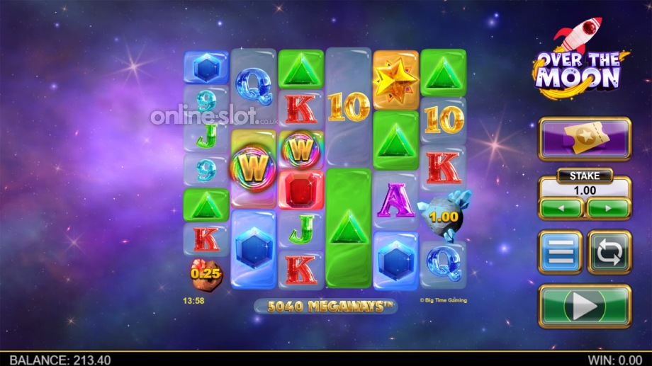over the moon megaways slot base game