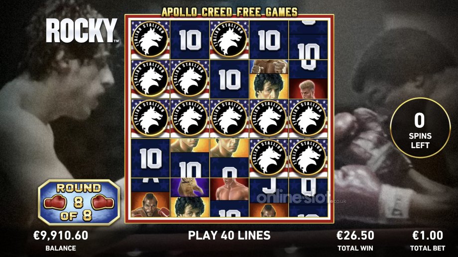 rocky slot apollo creed free games feature