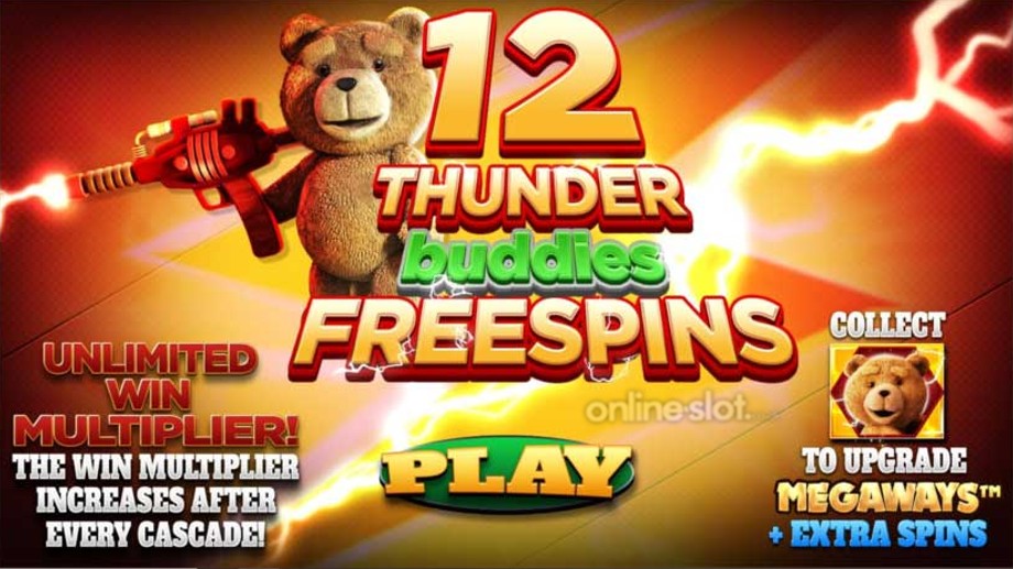ted megaways slot thunder buddies free spins feature