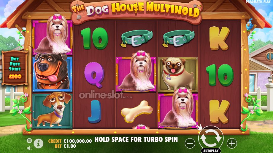 the dog house multihold slot base game
