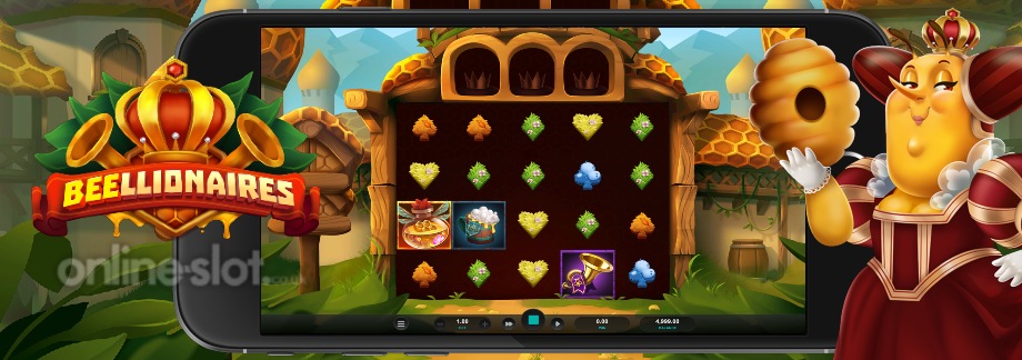 beellionaires dream drop mobile slot