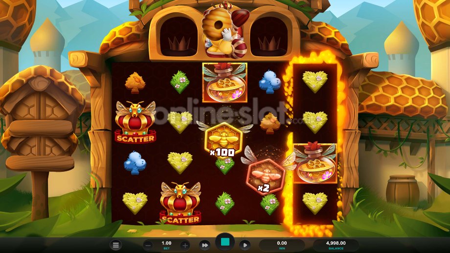 beellionaires dream drop slot base game