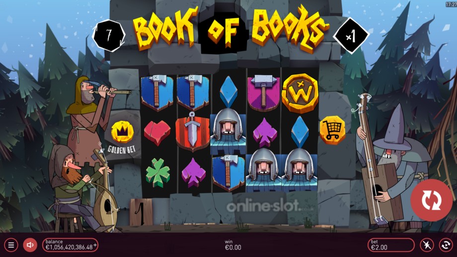 book of books slot base game